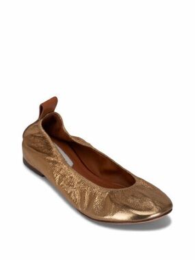 Lanvin Metallic Women’s Ballet Flat. Size 38.5